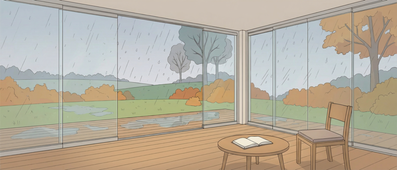 Безрамное остекление террасы