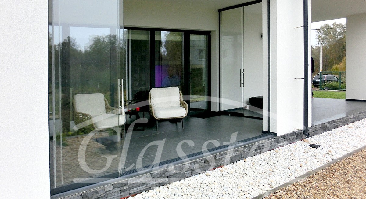 Безрамное остекление Glasster а террасе
