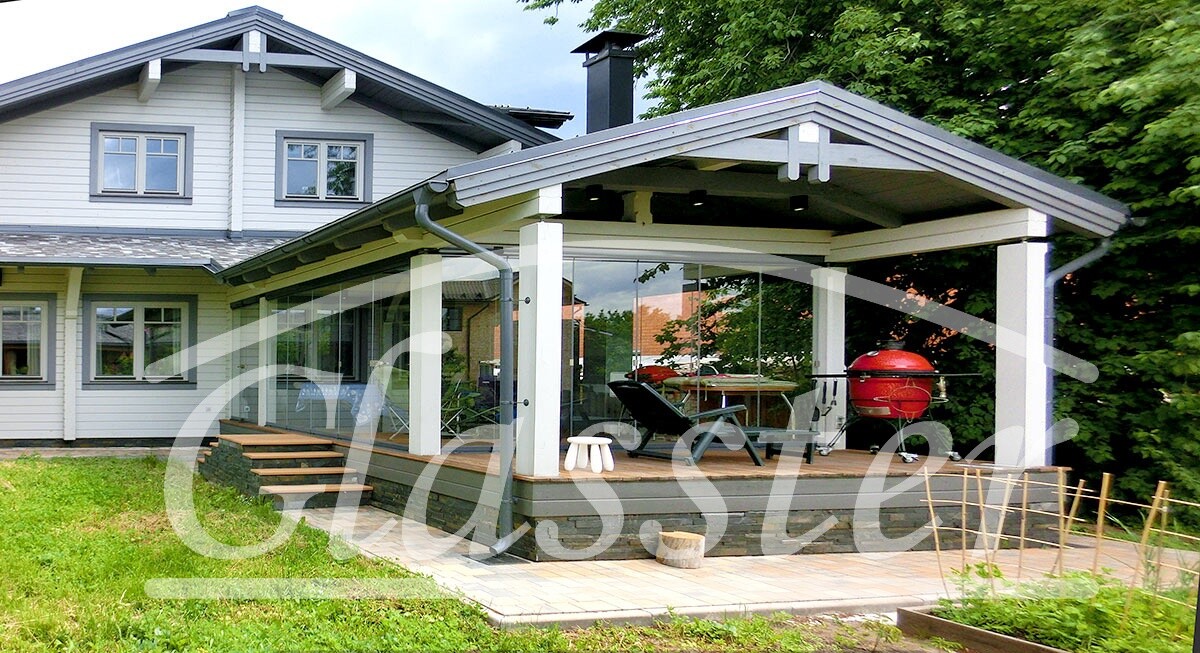 Glasster на террасе
