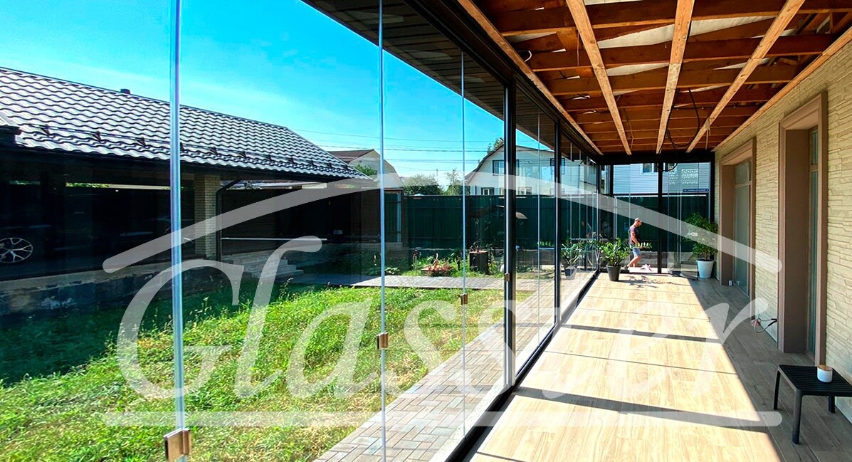 Остекление 7Т на террасе